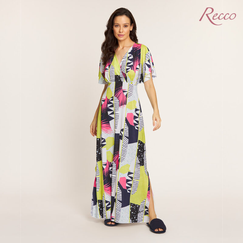 KAFTAN LONGA ABSTRATO RE14621